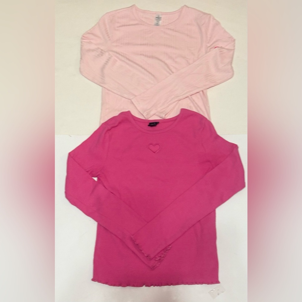 Big girl size 10-12 long sleeve shirts